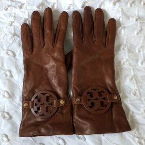 Tory Burch Miller leather gloves
